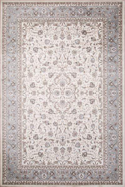 Ковер Merinos Valencia Deluxe F014-STAN-CREAM-L.BLUE - фото