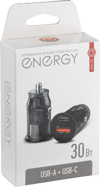 Адаптер питания автомобильный Energy ET-44А / 109944