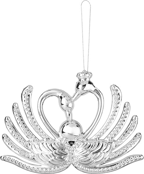 Елочная игрушка Волшебная страна Лебеди 110234 - фото