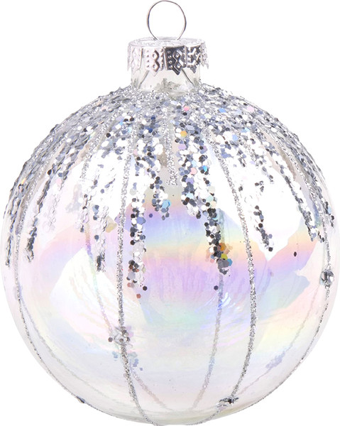 Шар новогодний Волшебная страна Иней 108551 - фото