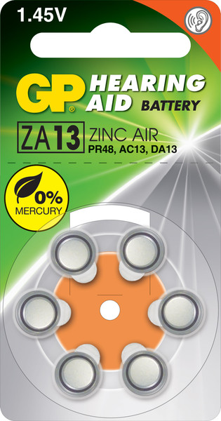 Комплект батареек GP Batteries GP ZA13F-ELTD6 - фото