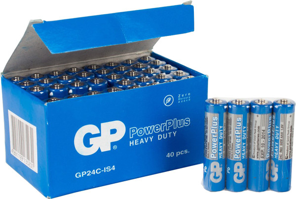 Комплект батареек GP Batteries PowerPlus R03/24C - фото