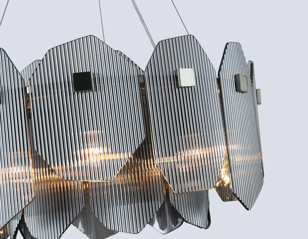 Люстра Ambrella LH31201/6 SN/SM (сатин никель/дымчатый)