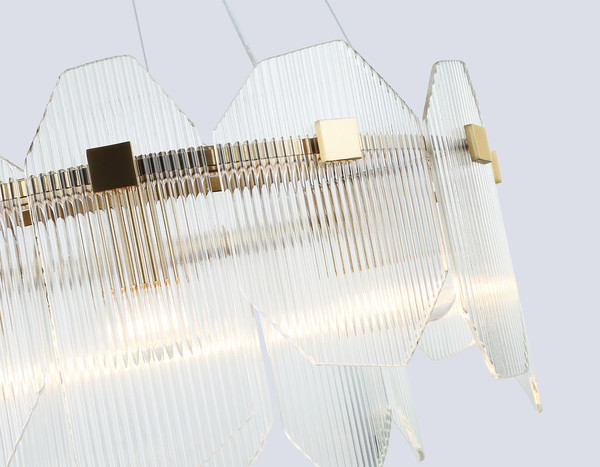 Люстра Ambrella LH31251/6 BS/CL (латунь/прозрачный)