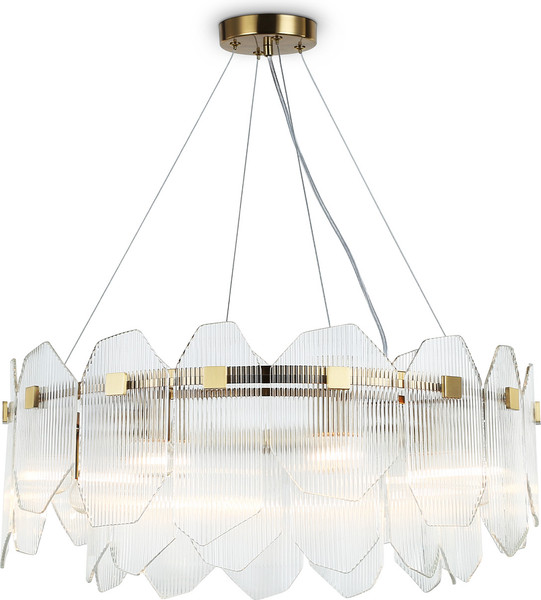 Люстра Ambrella LH31253/8 BS/CL (латунь/прозрачный)