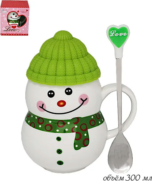 Кружка Lenardi Снеговик 105-332