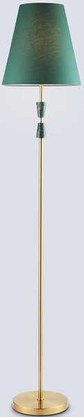 Торшер Ambrella LH75059 BS/GN (латунь/зеленый) - фото