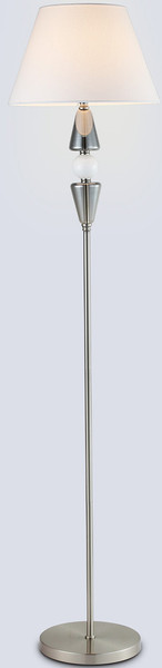 Торшер Ambrella LH75265 SN/FR (сатин никель/белый матовый) - фото