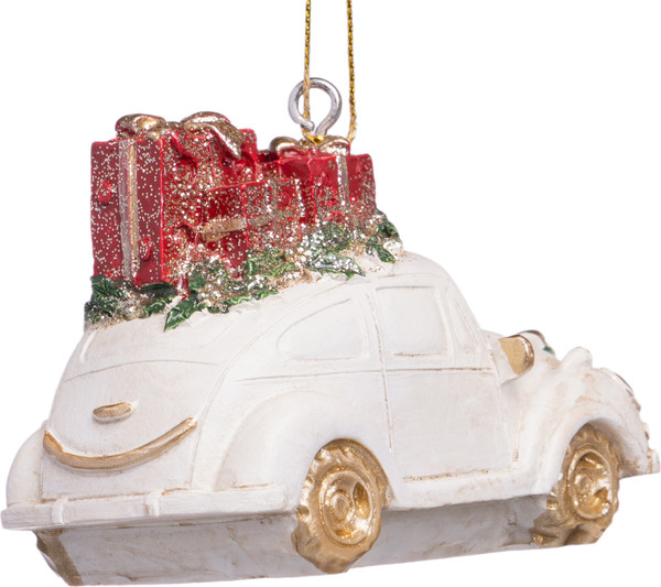 Елочная игрушка Lefard Машинка с подарками 162-1321