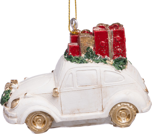 Елочная игрушка Lefard Машинка с подарками 162-1321