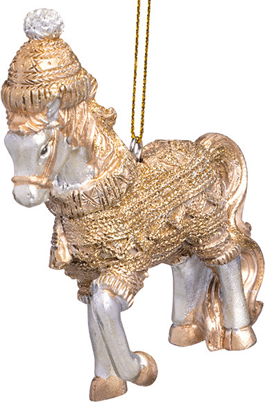 Елочная игрушка Lefard Лошадка 162-1323 - фото