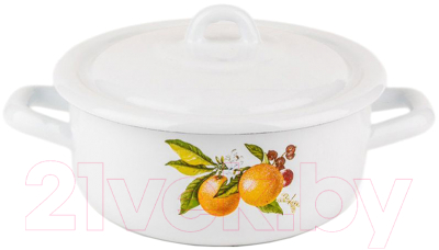 Кастрюля Лысьвенские эмали Фруктовая фантазия С-16072/4 Э - фото