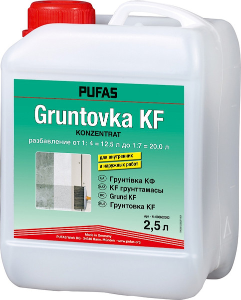 Грунтовка Pufas KF-морозостойкий концентрат - фото