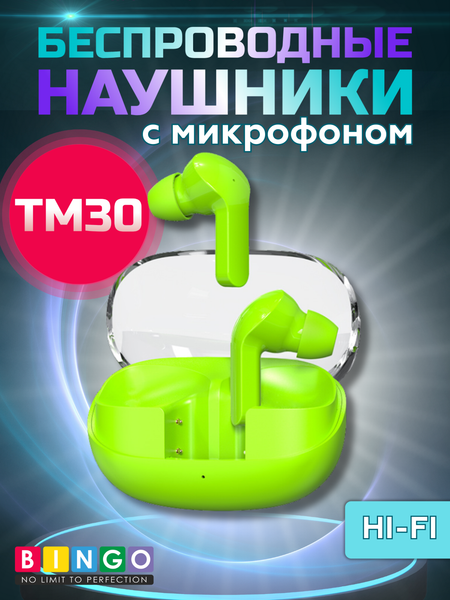 Беспроводные наушники Bingo TM30 - фото