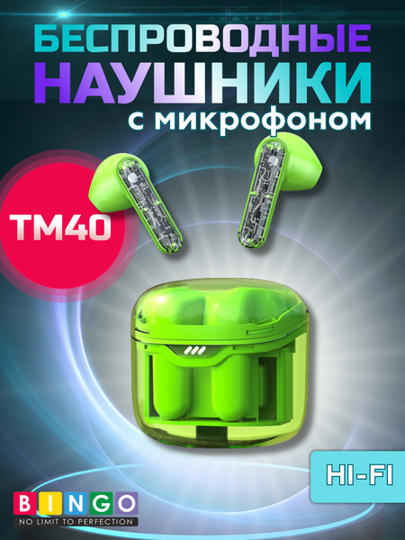 Беспроводные наушники Bingo TM40 - фото