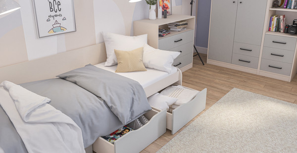 Кровать-тахта Мебель-Неман Мальма МН-135-01-C1