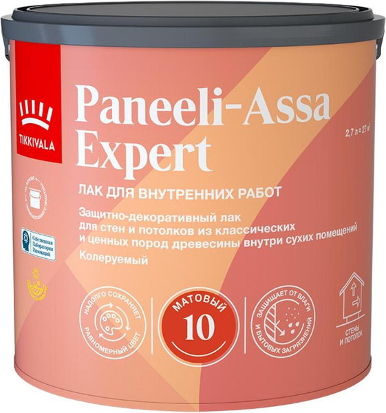 Лак Tikkurila Paneeli-Assa Expert EP 10 - фото
