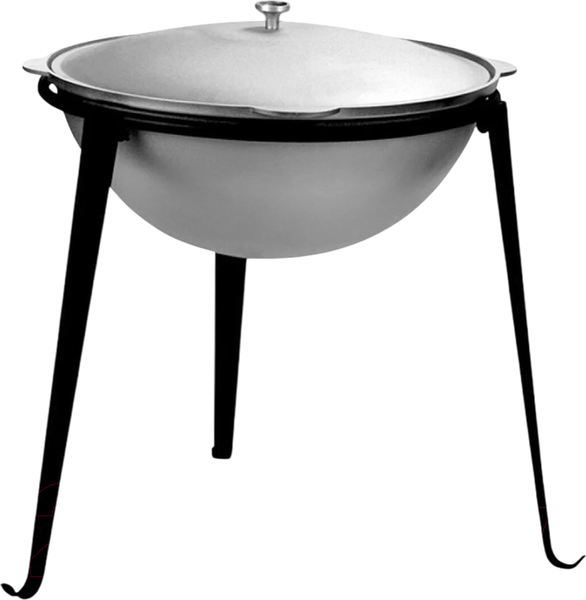 Тренога для костра Kukmara Т09 с казаном Kukmara к1100 - фото