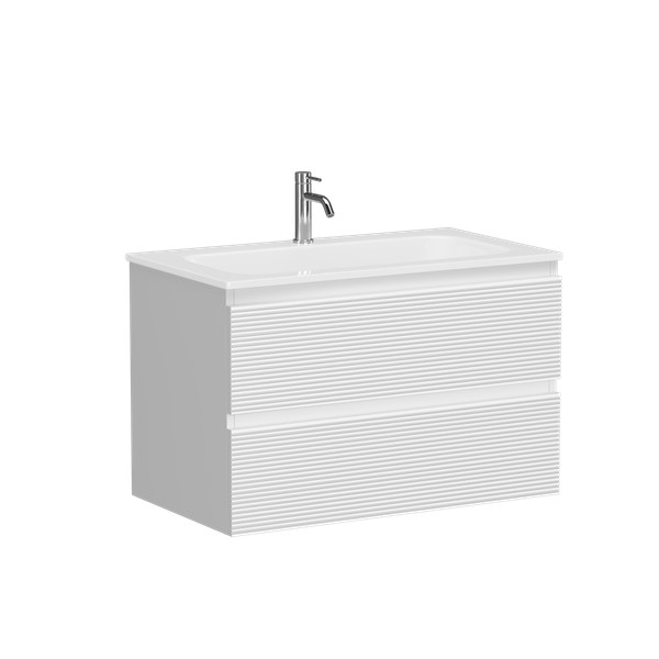 Тумба с умывальником Sancos Folk FL80W + CN7005MB