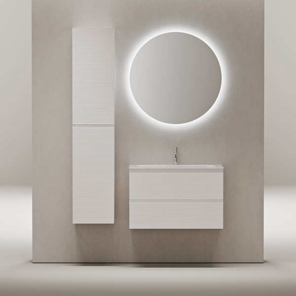 Тумба с умывальником Sancos Folk FL80W + CN7005MB