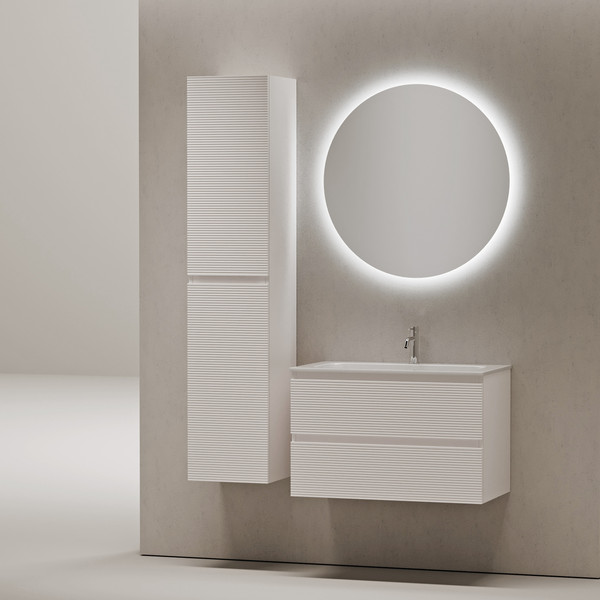 Тумба с умывальником Sancos Folk FL80W + CN7005MB