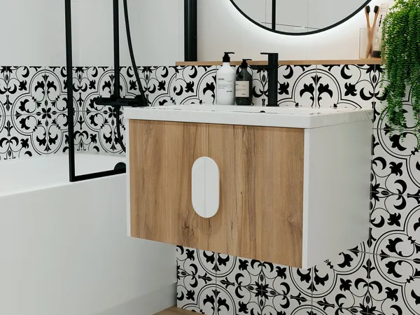 Тумба под умывальник Cersanit Como 70 / 69342 - фото