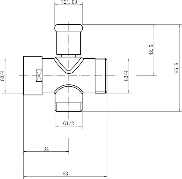 Дивертор для смесителя Fashun AAAA