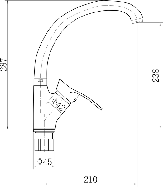 Смеситель Fashun A4028
