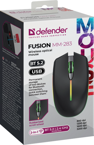 Мышь Defender Fusion MM-283 / 52283
