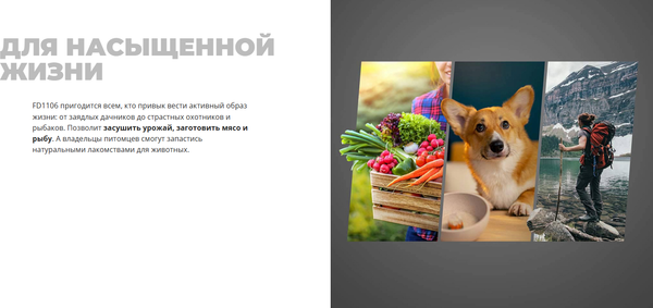 Сушилка для овощей и фруктов Redmond FD1106