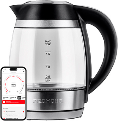 Электрочайник Redmond SkyKettle KG230S (черный/хром)