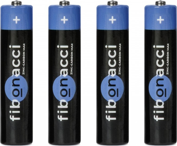 Комплект батареек Fibonacci R03/4B AAA / FB-R3M-BL4