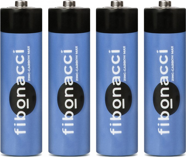 Комплект батареек Fibonacci R6/4B AA / FB-R6M-BL4