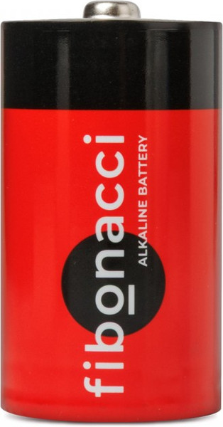 Комплект батареек Fibonacci LR20/2B тип D / FB-LR20-BL2
