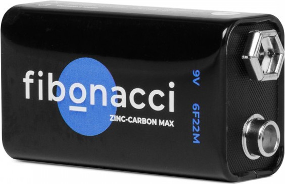 Батарейка Fibonacci Крона 6F22 / FB-6F22M-S1