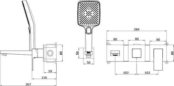 Смеситель Vieir V393536G