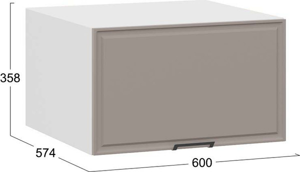 Шкаф под вытяжку ТриЯ Белладжио 1В6ГП с одной откидной дверью