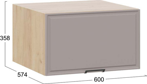 Шкаф под вытяжку ТриЯ Белладжио 1В6ГП с одной откидной дверью