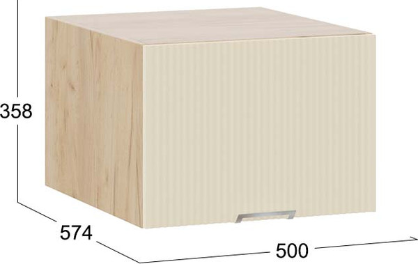 Шкаф под вытяжку ТриЯ Кимберли 1В5ГП с одной откидной дверью