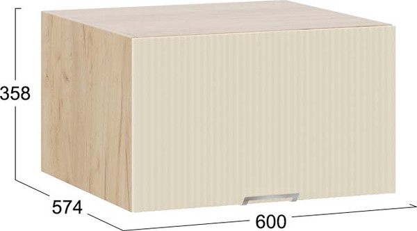 Шкаф под вытяжку ТриЯ Кимберли 1В6ГП с одной откидной дверью