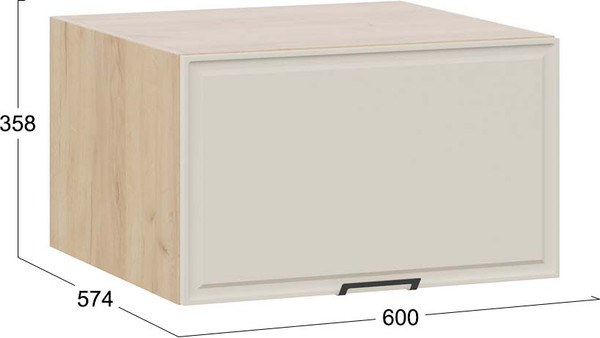 Шкаф под вытяжку ТриЯ Белладжио 1В6ГП с одной откидной дверью