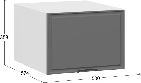 Шкаф под вытяжку ТриЯ Белладжио 1В5ГП с одной откидной дверью