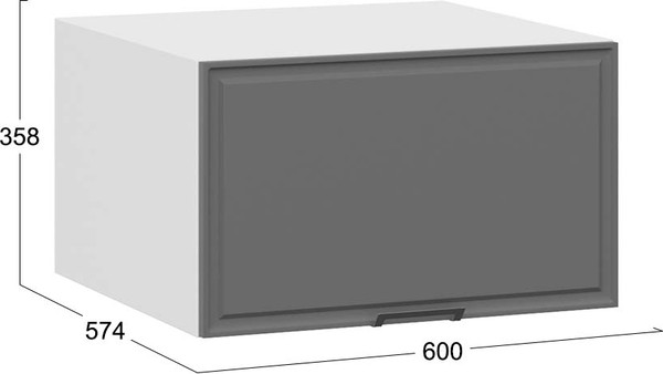 Шкаф под вытяжку ТриЯ Белладжио 1В6ГП с одной откидной дверью