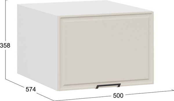 Шкаф под вытяжку ТриЯ Белладжио 1В5ГП с одной откидной дверью