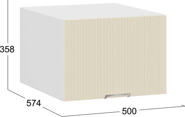 Шкаф под вытяжку ТриЯ Кимберли 1В5ГП с одной откидной дверью