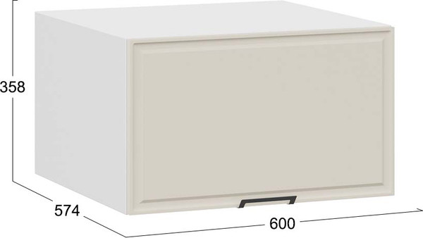 Шкаф под вытяжку ТриЯ Белладжио 1В6ГП с одной откидной дверью