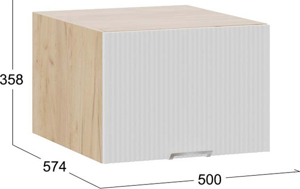 Шкаф под вытяжку ТриЯ Кимберли 1В5ГП с одной откидной дверью