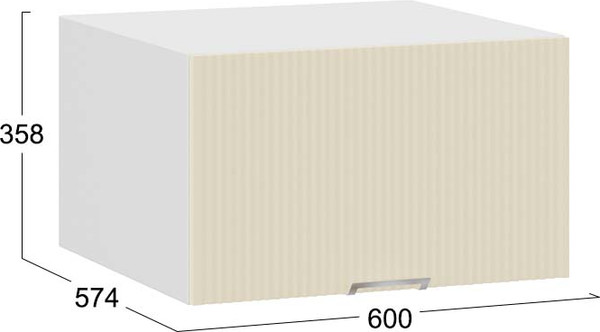 Шкаф под вытяжку ТриЯ Кимберли 1В6ГП с одной откидной дверью