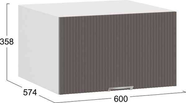 Шкаф под вытяжку ТриЯ Кимберли 1В6ГП с одной откидной дверью