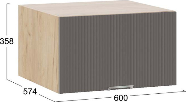 Шкаф под вытяжку ТриЯ Кимберли 1В6ГП с одной откидной дверью